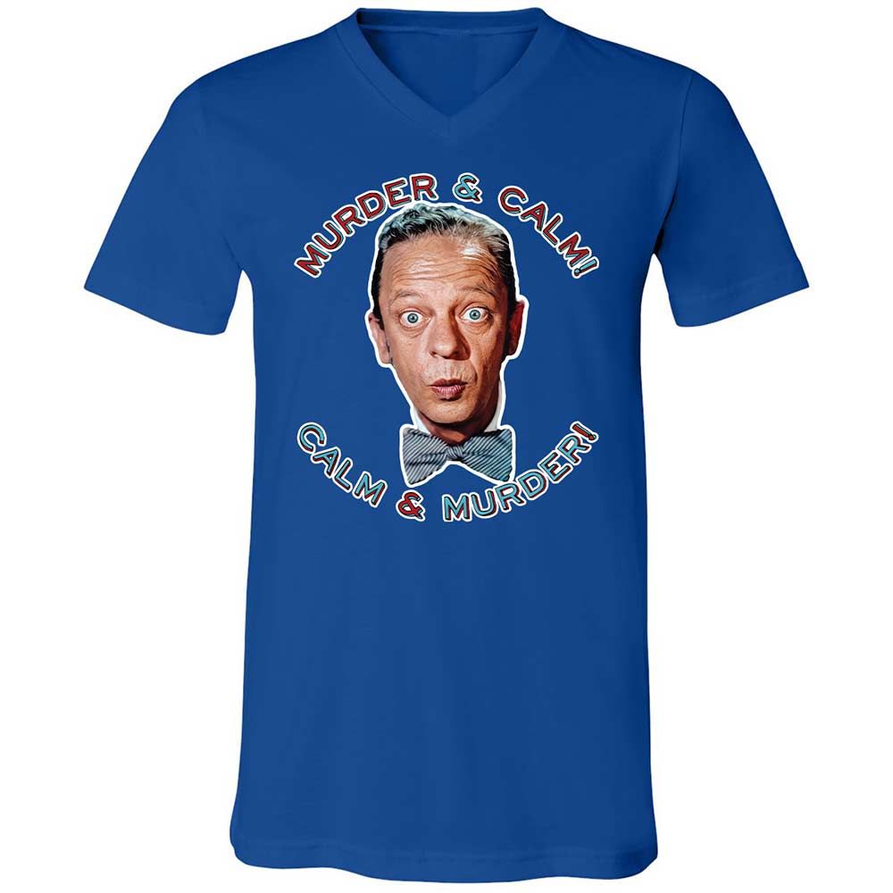 Unisex V-Neck T-Shirt - UQ26UN89 - True Royal - 4