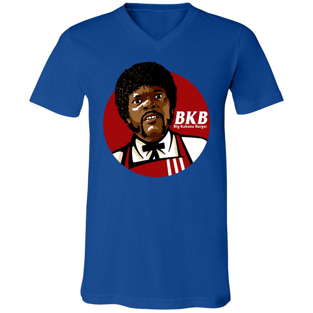 Unisex V-Neck T-Shirt - RDPFTXRH - True Royal - 4