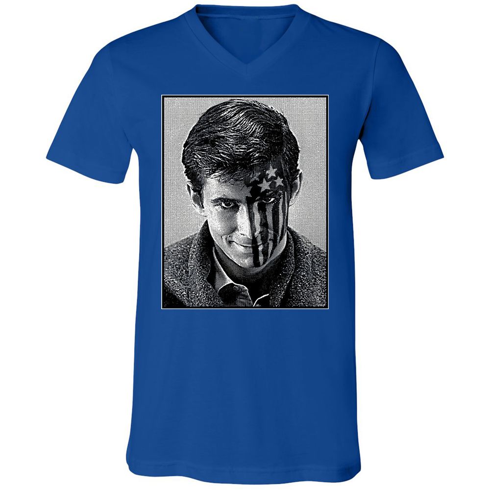 Unisex V-Neck T-Shirt - 3LGJZ4EC - True Royal - 4