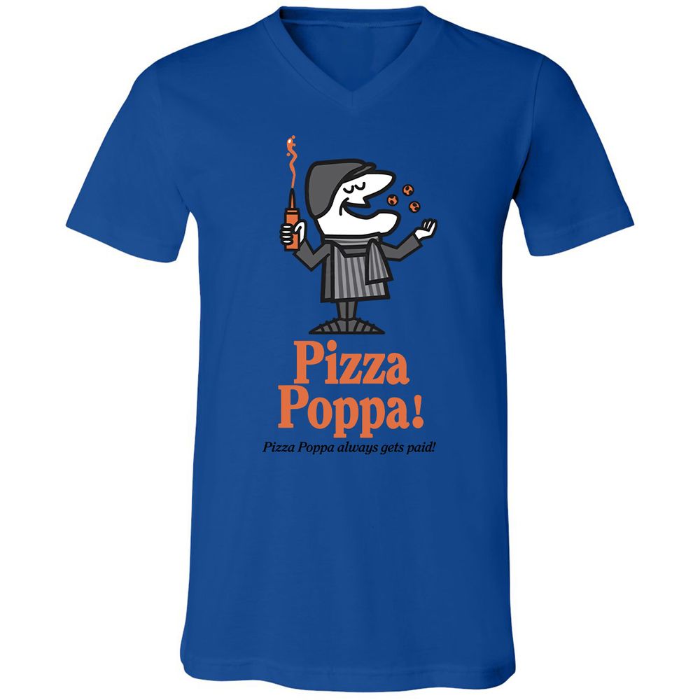 Unisex V-Neck T-Shirt - NYVTS96F - True Royal - 4