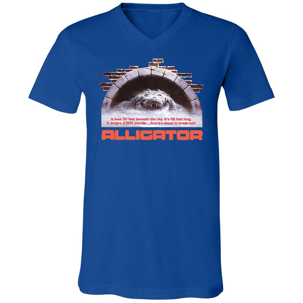 Unisex V-Neck T-Shirt - 2ZSVGE16 - True Royal - 4