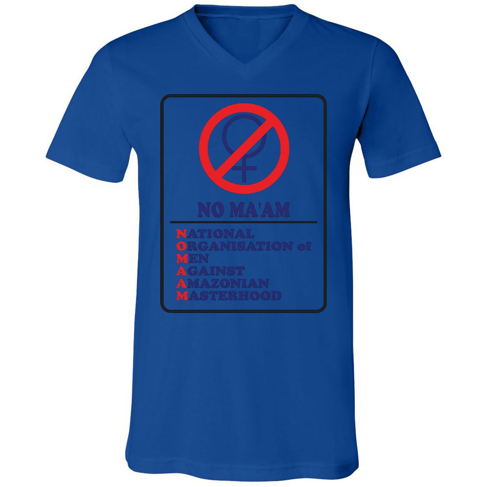 Unisex V-Neck T-Shirt - 324R1Q4L - True Royal - 4