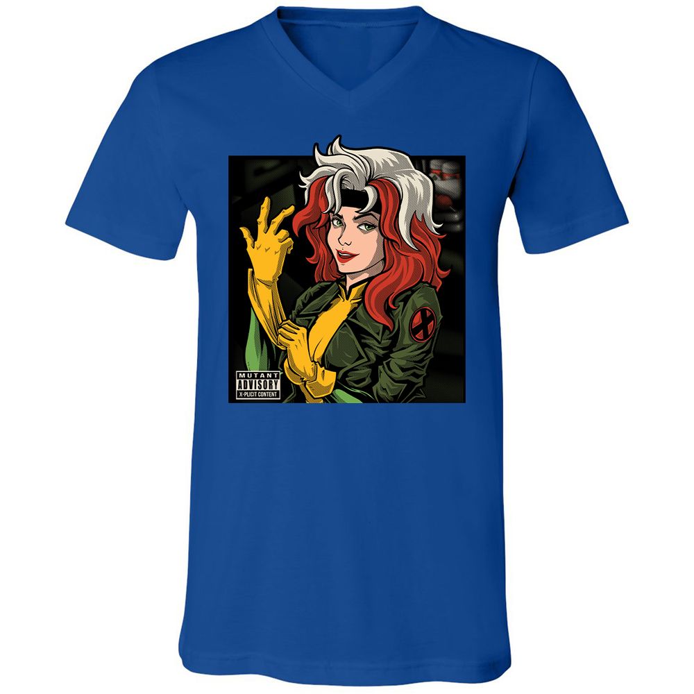 Unisex V-Neck T-Shirt - P4982FDN - True Royal - 4