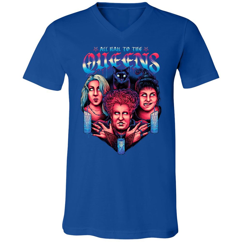 Unisex V-Neck T-Shirt - J1175HYR - True Royal - 4