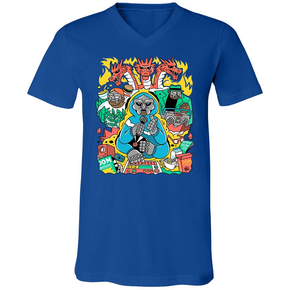 Unisex V-Neck T-Shirt - TT84195T - True Royal - 4
