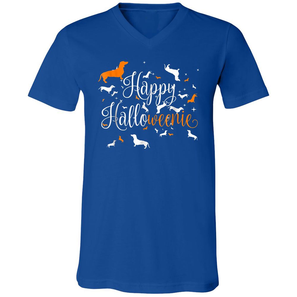 Unisex V-Neck T-Shirt - MQVGJM53 - True Royal - 4