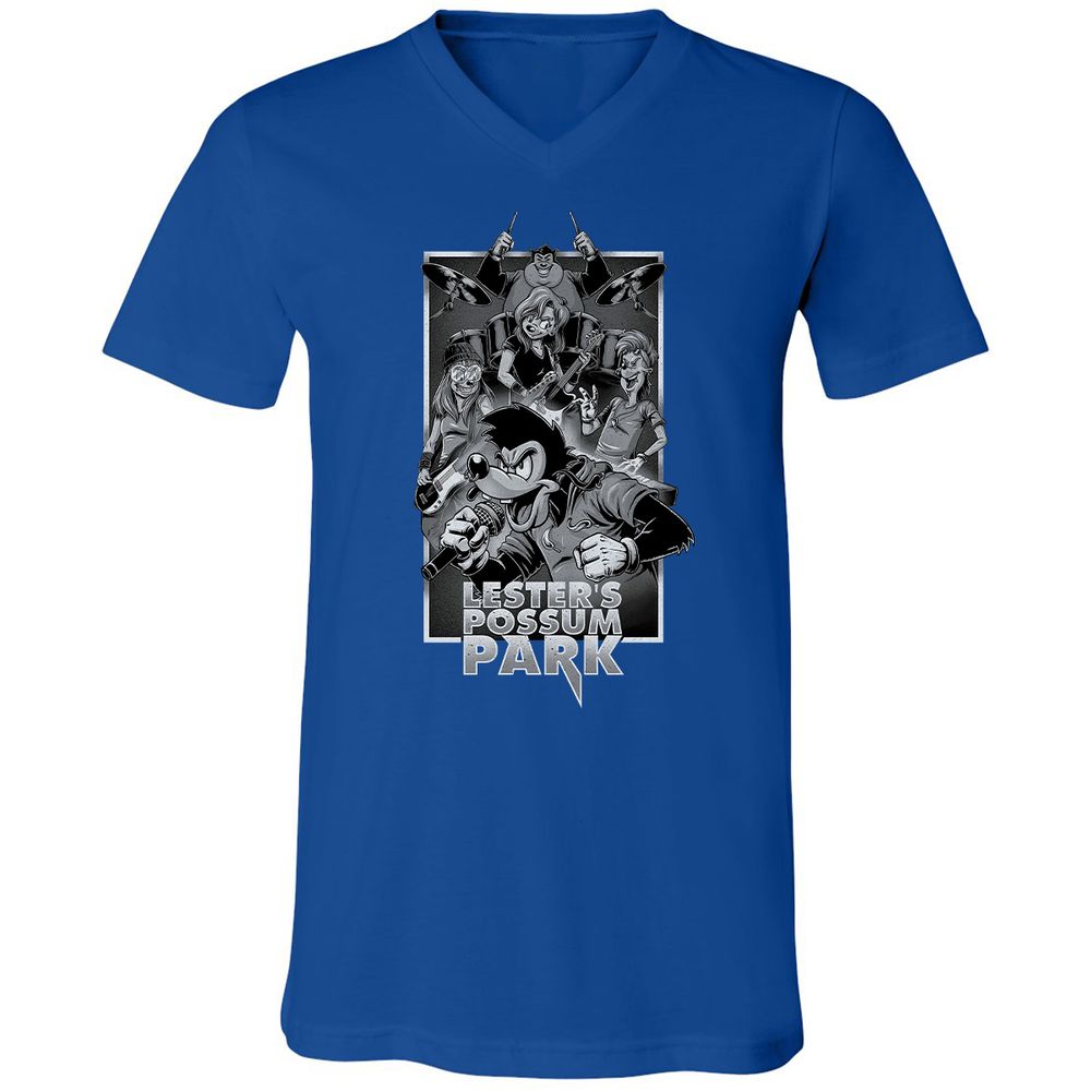 Unisex V-Neck T-Shirt - 76ZX1DL2 - True Royal - 4