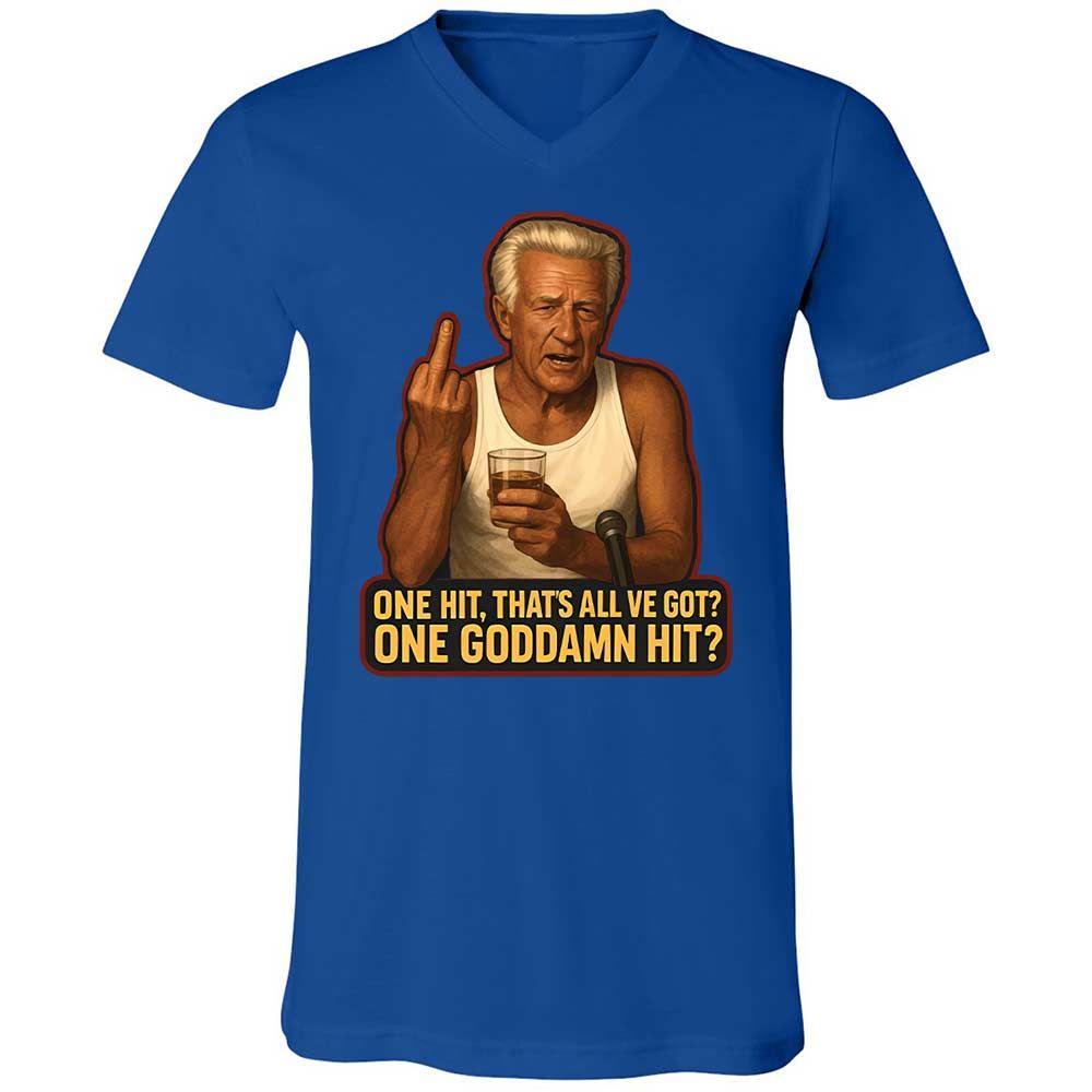 Unisex V-Neck T-Shirt - FVVQKLHZ - True Royal - 4