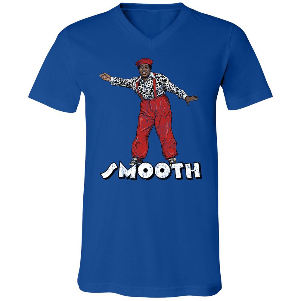 Unisex V-Neck T-Shirt - K9KZVMKX - True Royal - 4