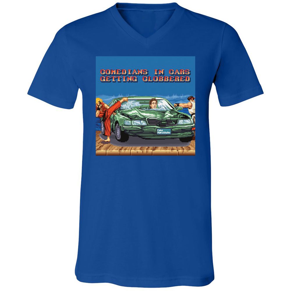 Unisex V-Neck T-Shirt - 9V252CMT - True Royal - 4