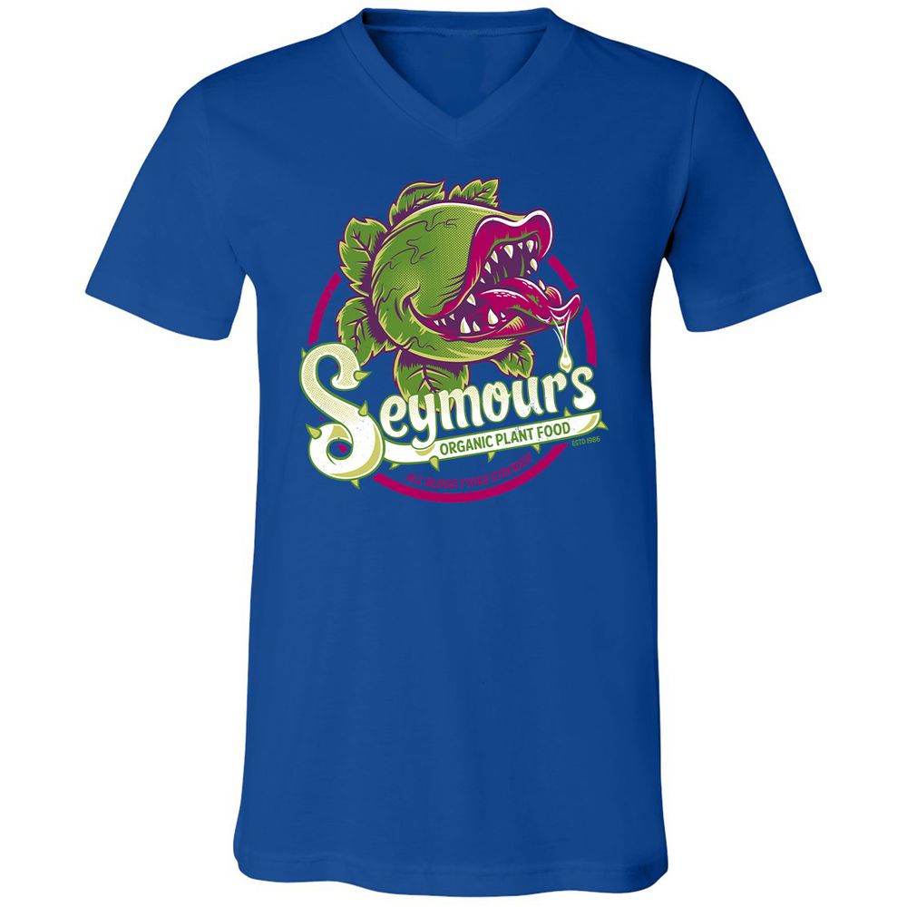 Unisex V-Neck T-Shirt - XXRWZJ1Z - True Royal - 4