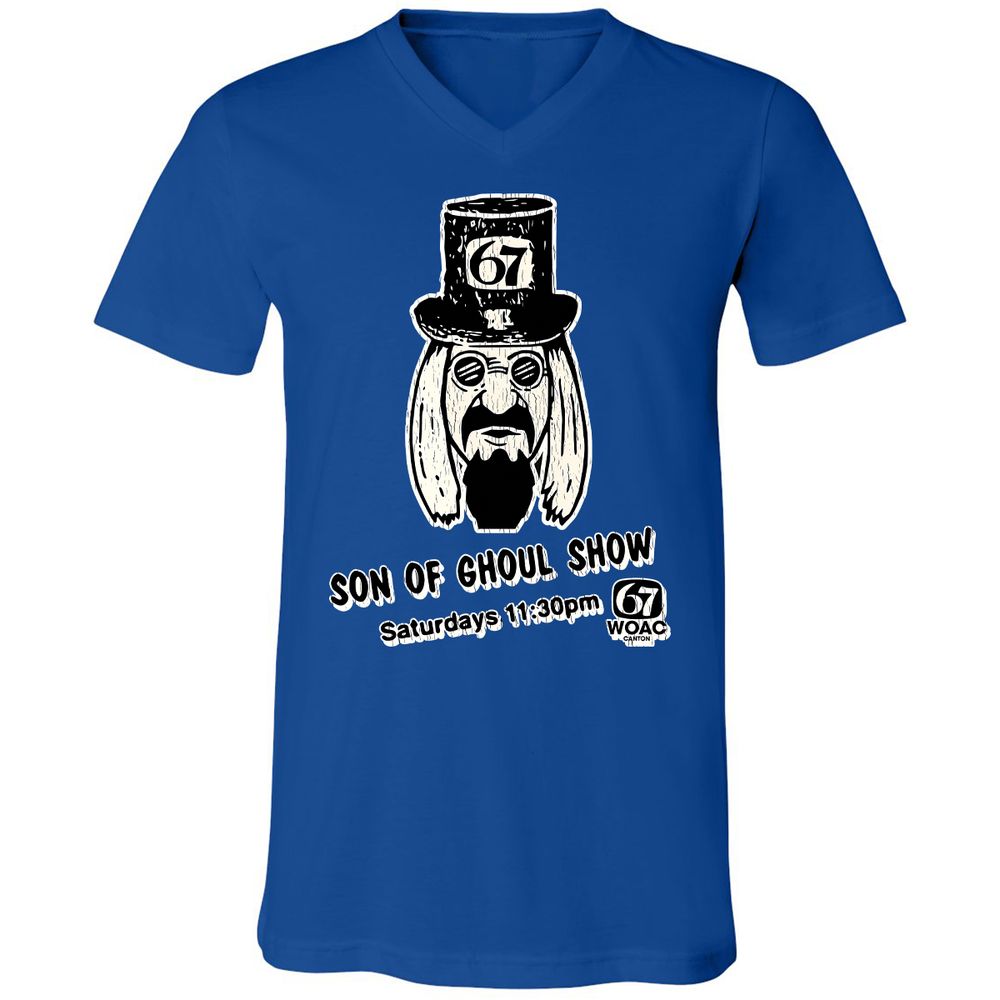 Unisex V-Neck T-Shirt - R5B52KSH - True Royal - 4