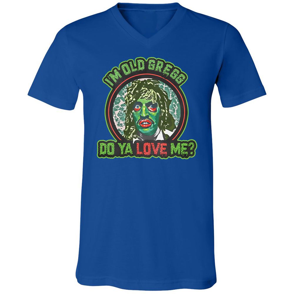 Unisex V-Neck T-Shirt - C1CJ1SWA - True Royal - 4