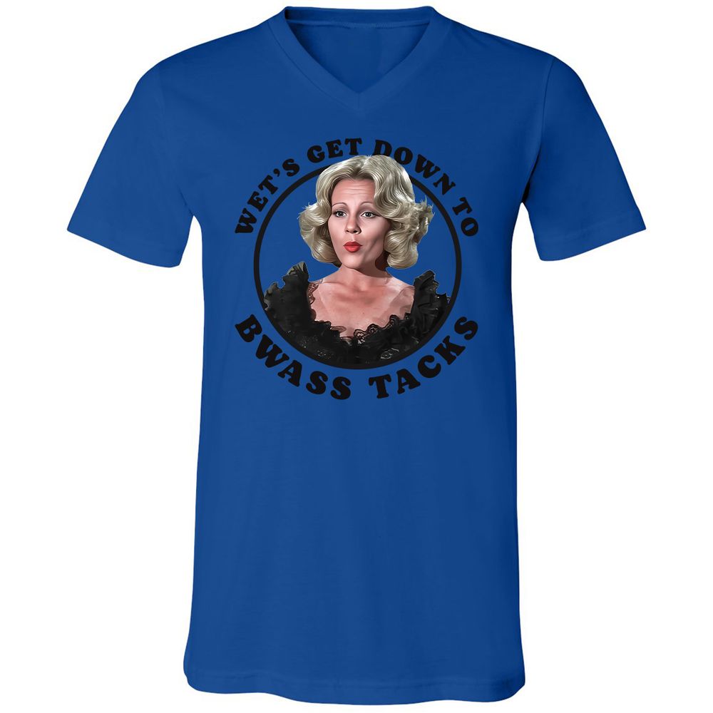Unisex V-Neck T-Shirt - 8HRLUR38 - True Royal - 4