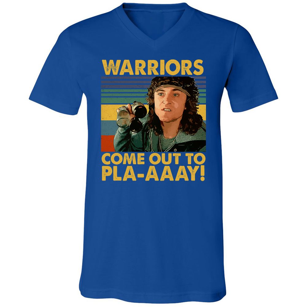 Unisex V-Neck T-Shirt - H14185QN - True Royal - 4