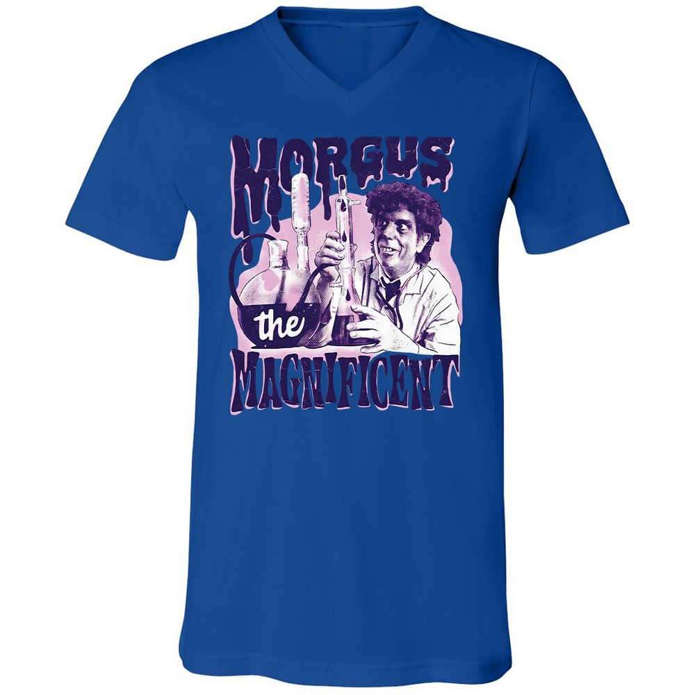 Unisex V-Neck T-Shirt - LPNAFFMB - True Royal - 4