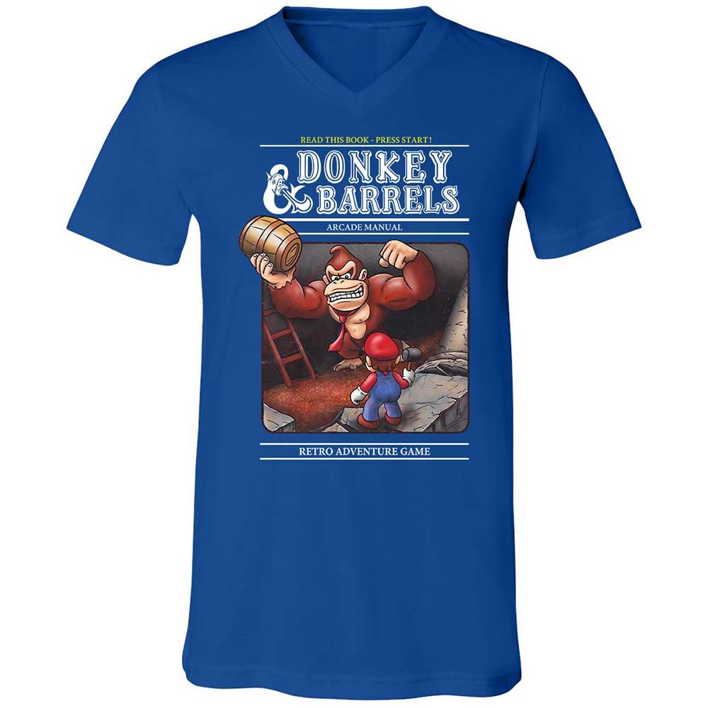 Unisex V-Neck T-Shirt - BPNR5HBT - True Royal - 4