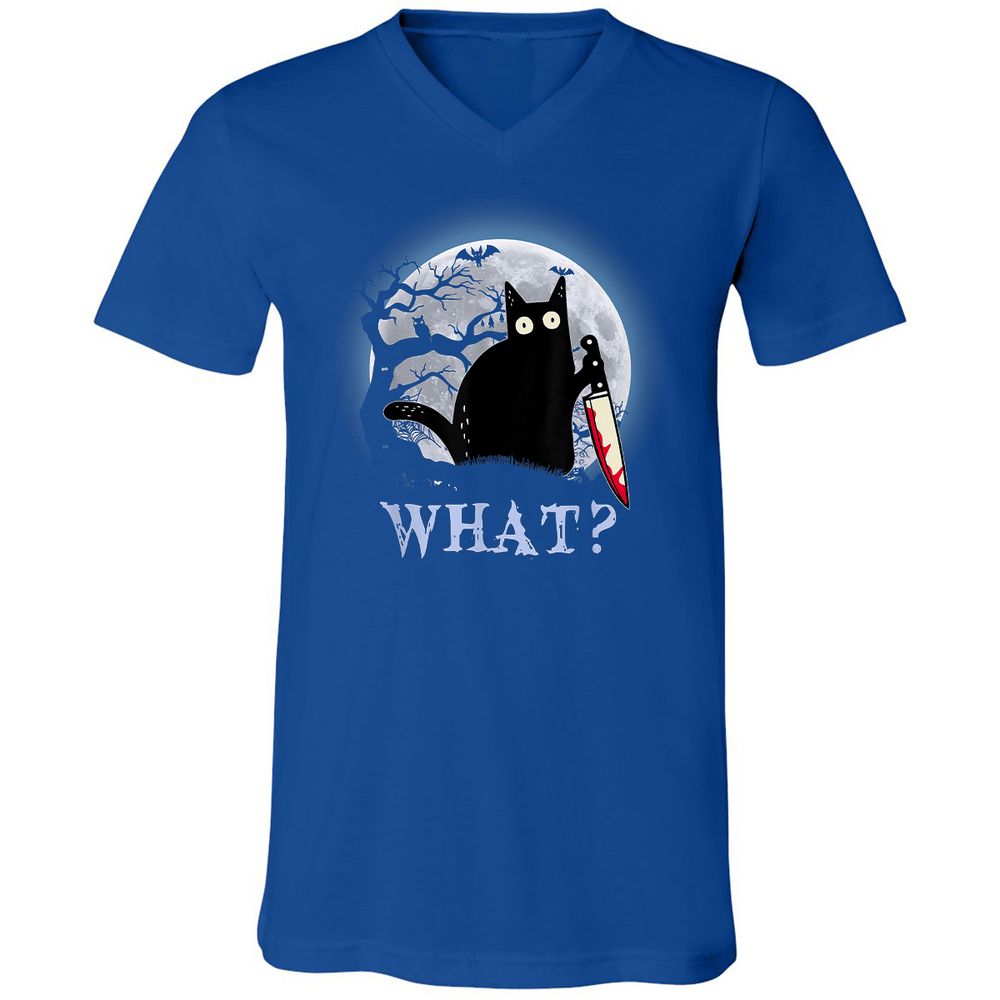 Unisex V-Neck T-Shirt - TD2868K7 - True Royal - 4