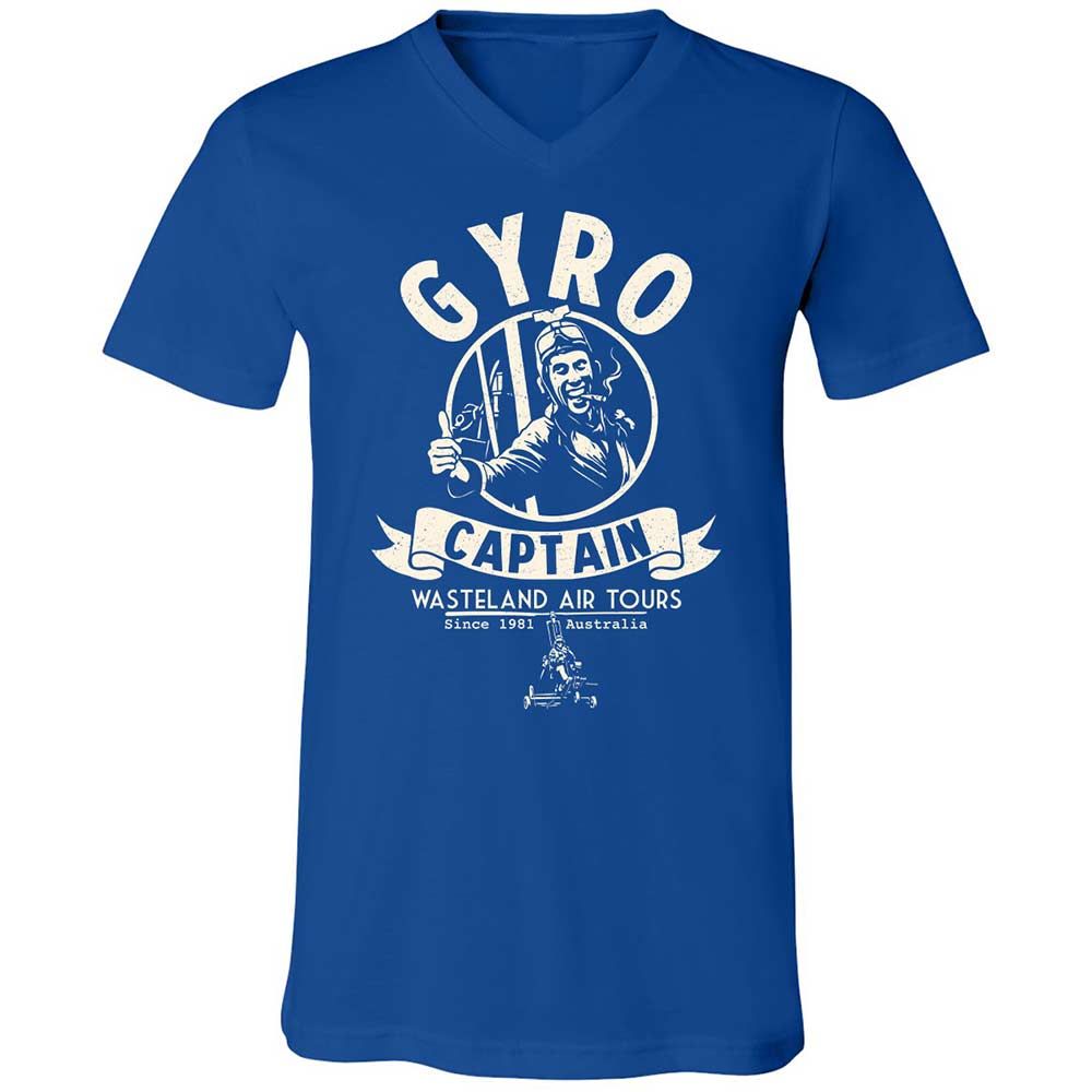 Unisex V-Neck T-Shirt - 7HT5Z46G - True Royal - 4