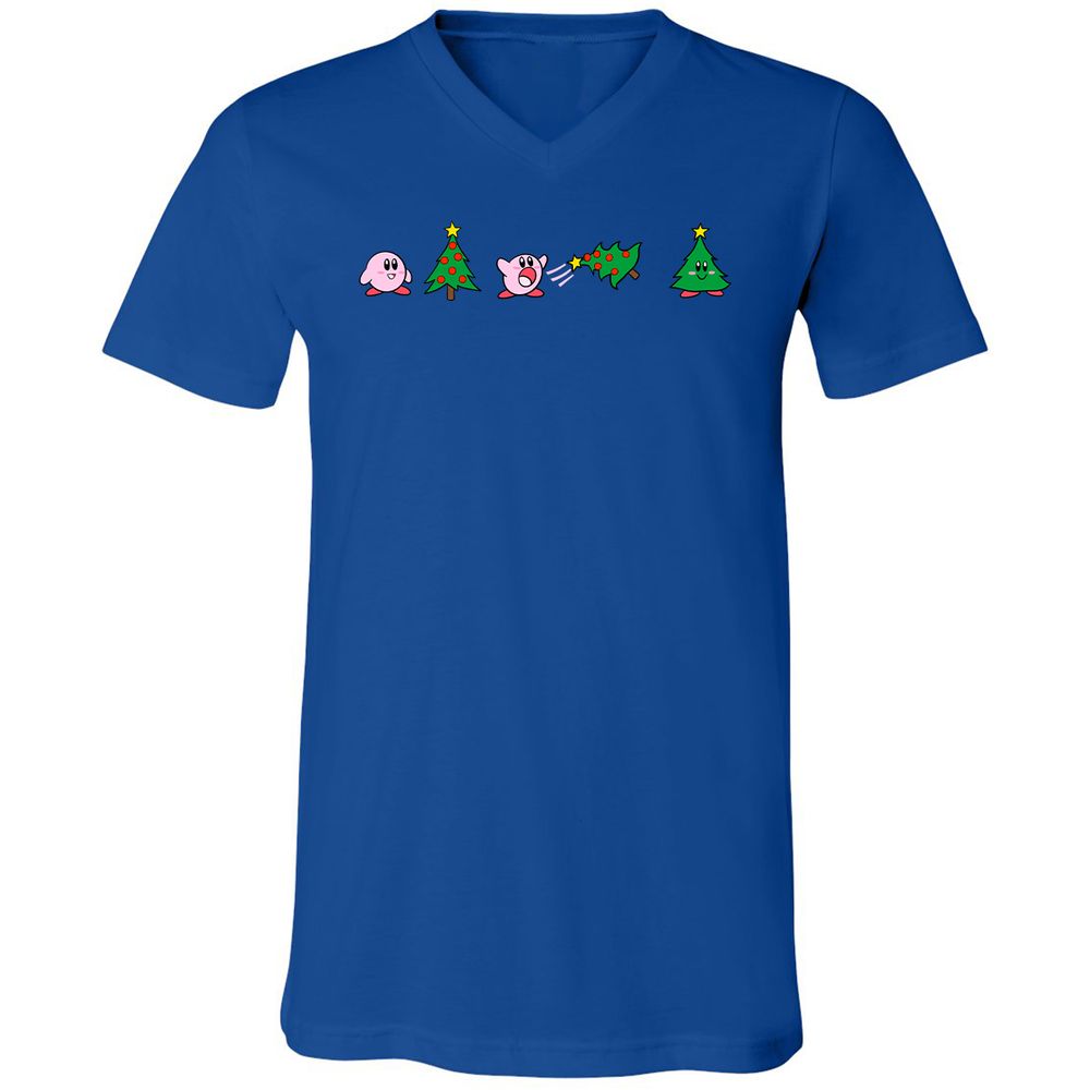 Unisex V-Neck T-Shirt - 2XNGVC66 - True Royal - 4