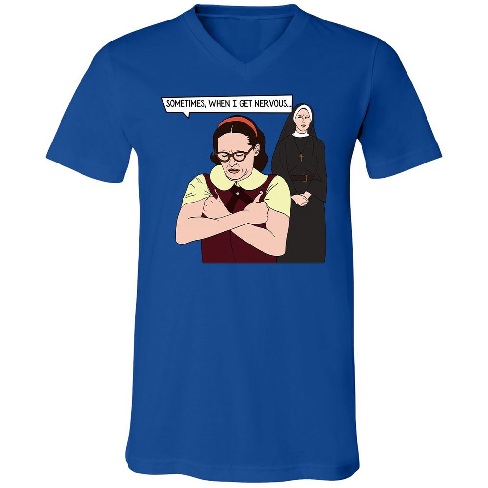 Unisex V-Neck T-Shirt - 276FPWN7 - True Royal - 4