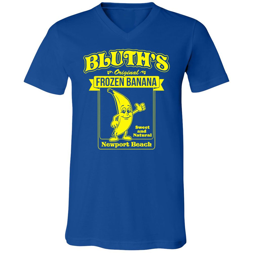 Unisex V-Neck T-Shirt - 2RHSCT7T - True Royal - 4
