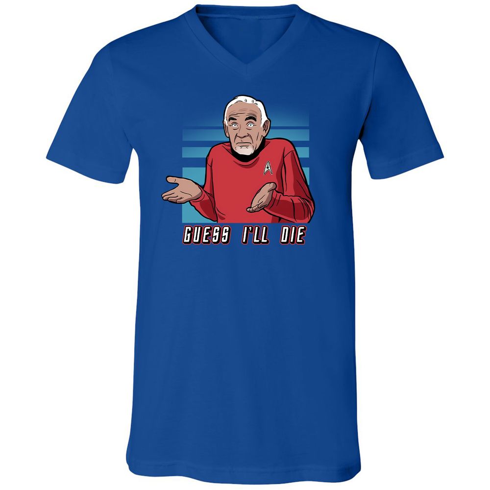 Unisex V-Neck T-Shirt - R2EXTKL5 - True Royal - 4
