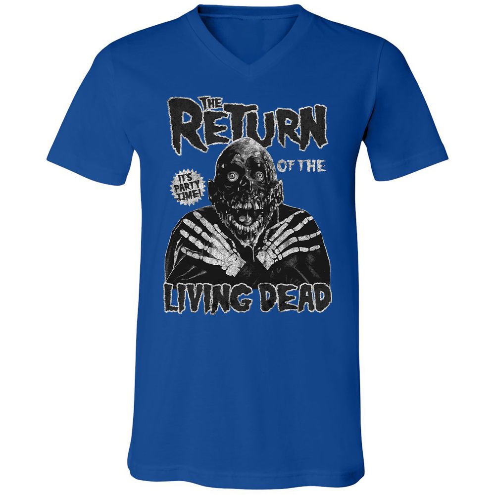 Unisex V-Neck T-Shirt - 4AMYPWJA - True Royal - 4