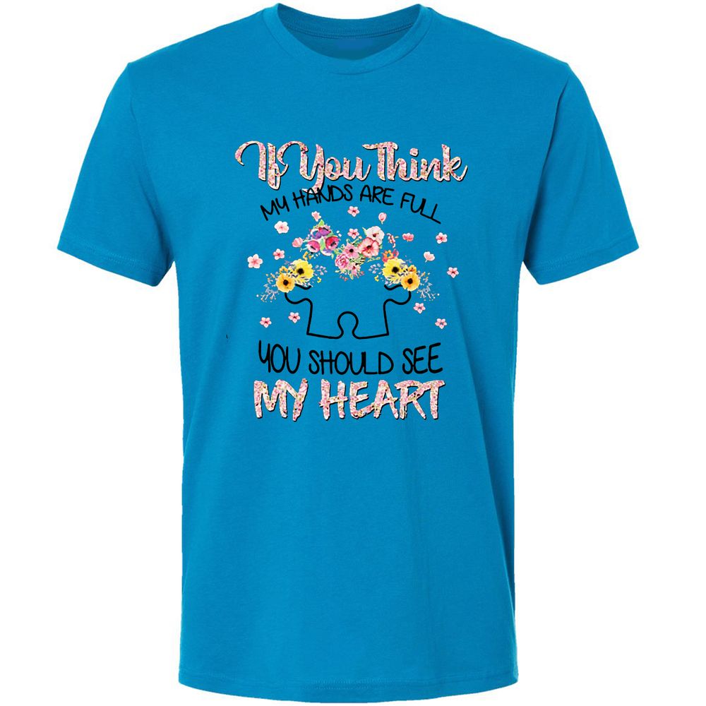 Premium Unisex T-Shirt - MZMK7Y56 - Turquoise - 4