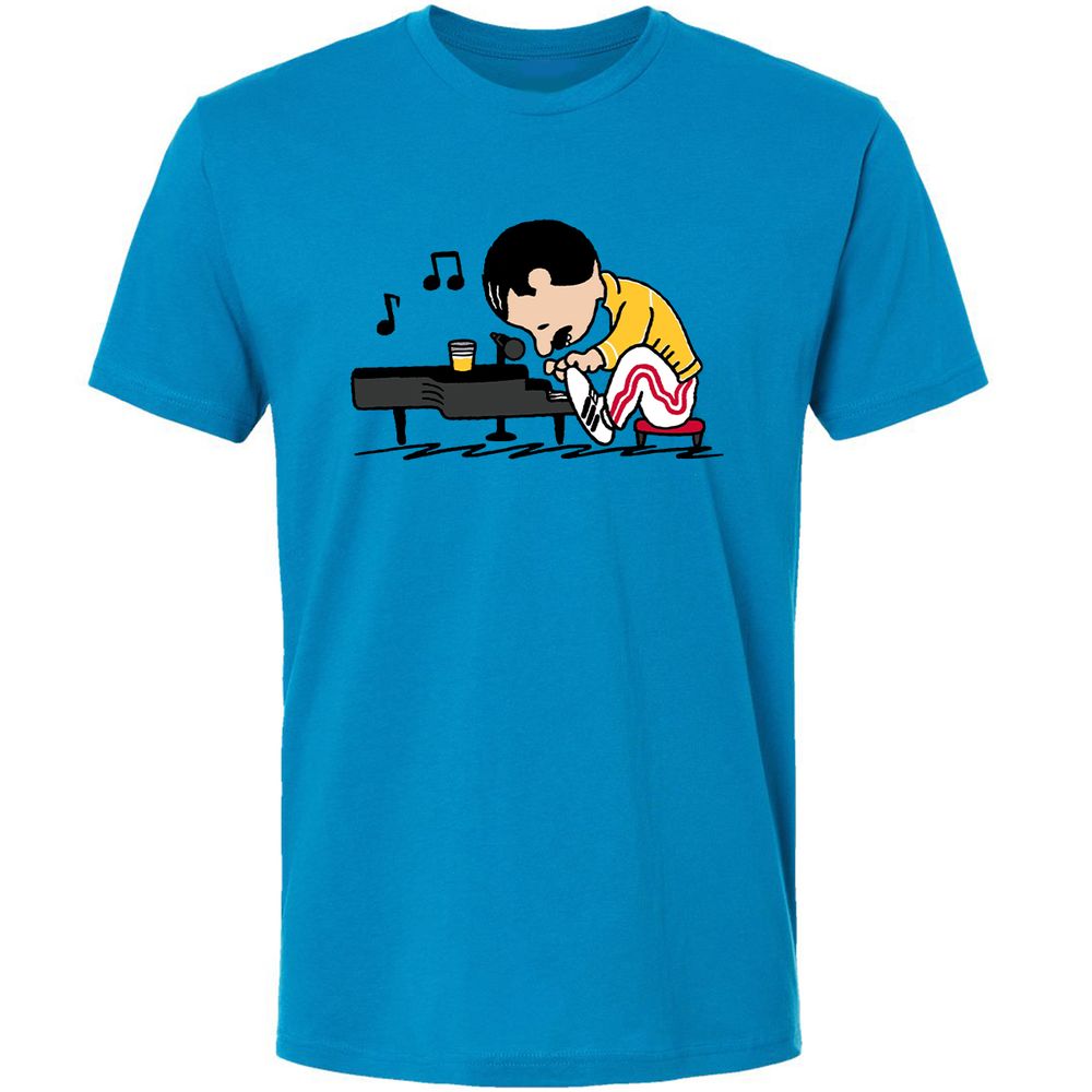 Premium Unisex T-Shirt - F4DMSUVH - Turquoise - 4