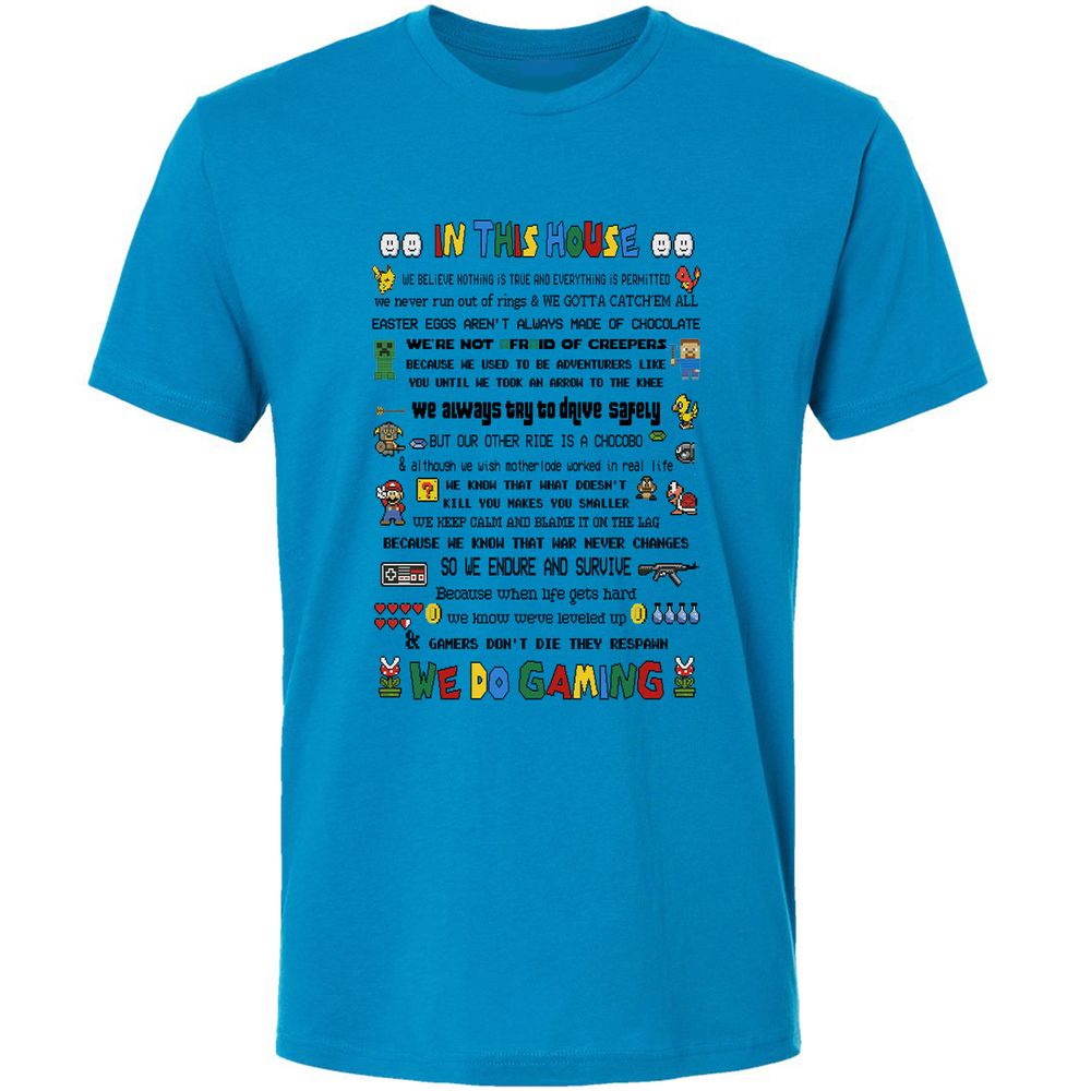 Premium Unisex T-Shirt - RT5KX615 - Turquoise - 4