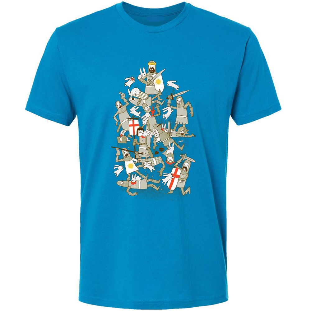Premium Unisex T-Shirt - BHQDTTZW - Turquoise - 4