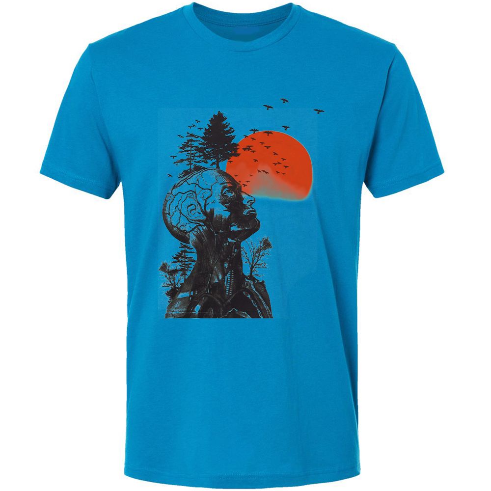 Premium Unisex T-Shirt - 1EX178QX - Turquoise - 4
