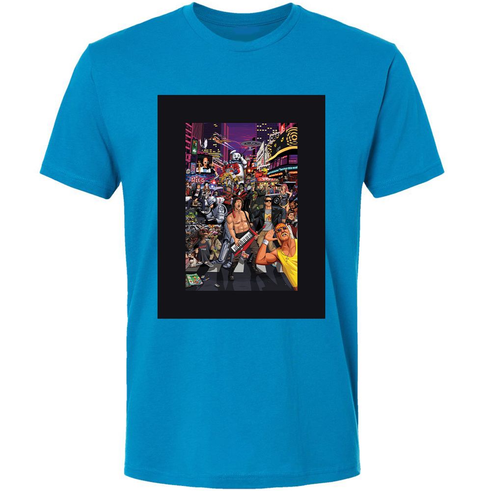 Premium Unisex T-Shirt - 6Q8BSQCV - Turquoise - 4