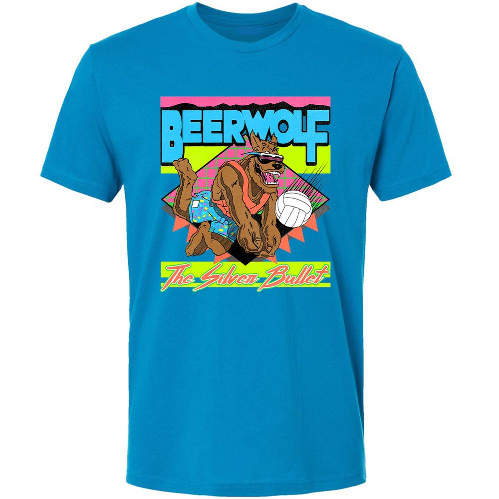Retro Beach Wolf - Turquoise - 4