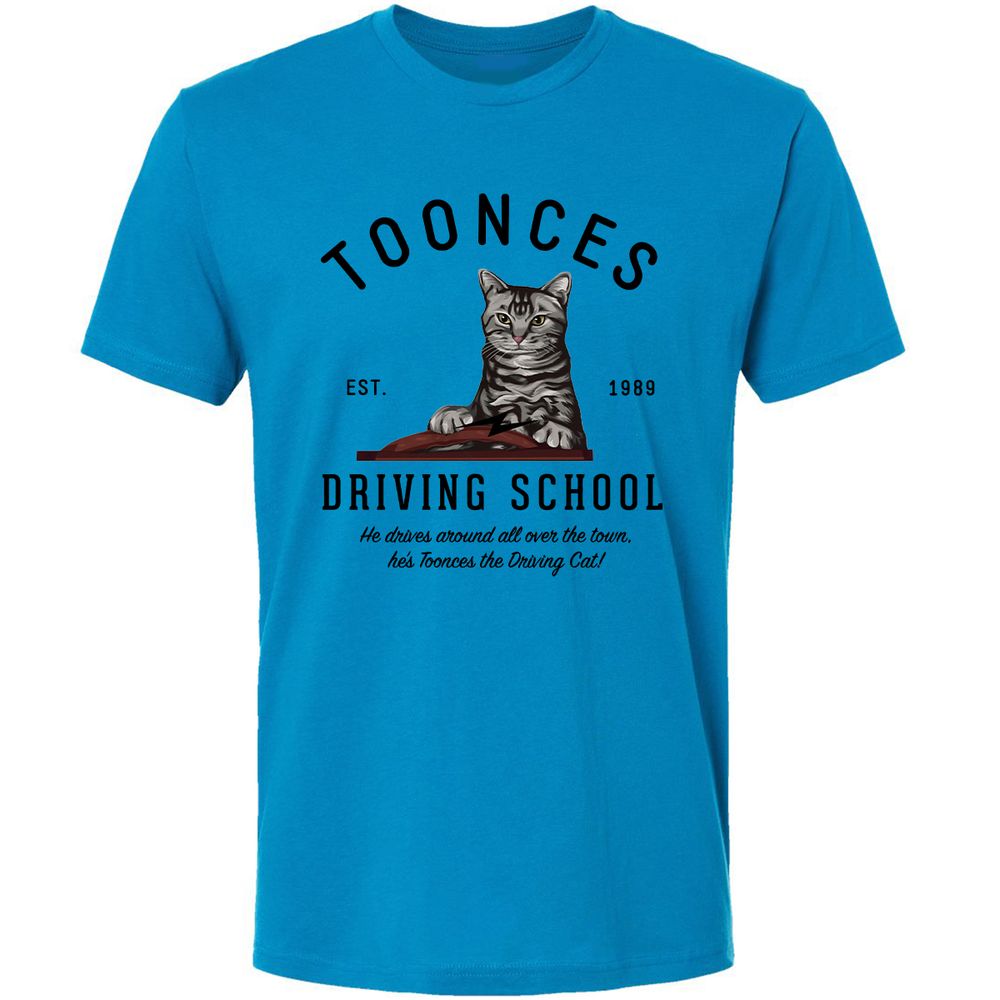 Funny Cat Driving School - Turquoise - 4