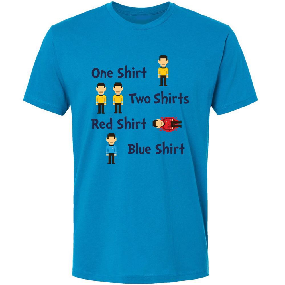 Red Shirt, Blue Shirt - Turquoise - 4