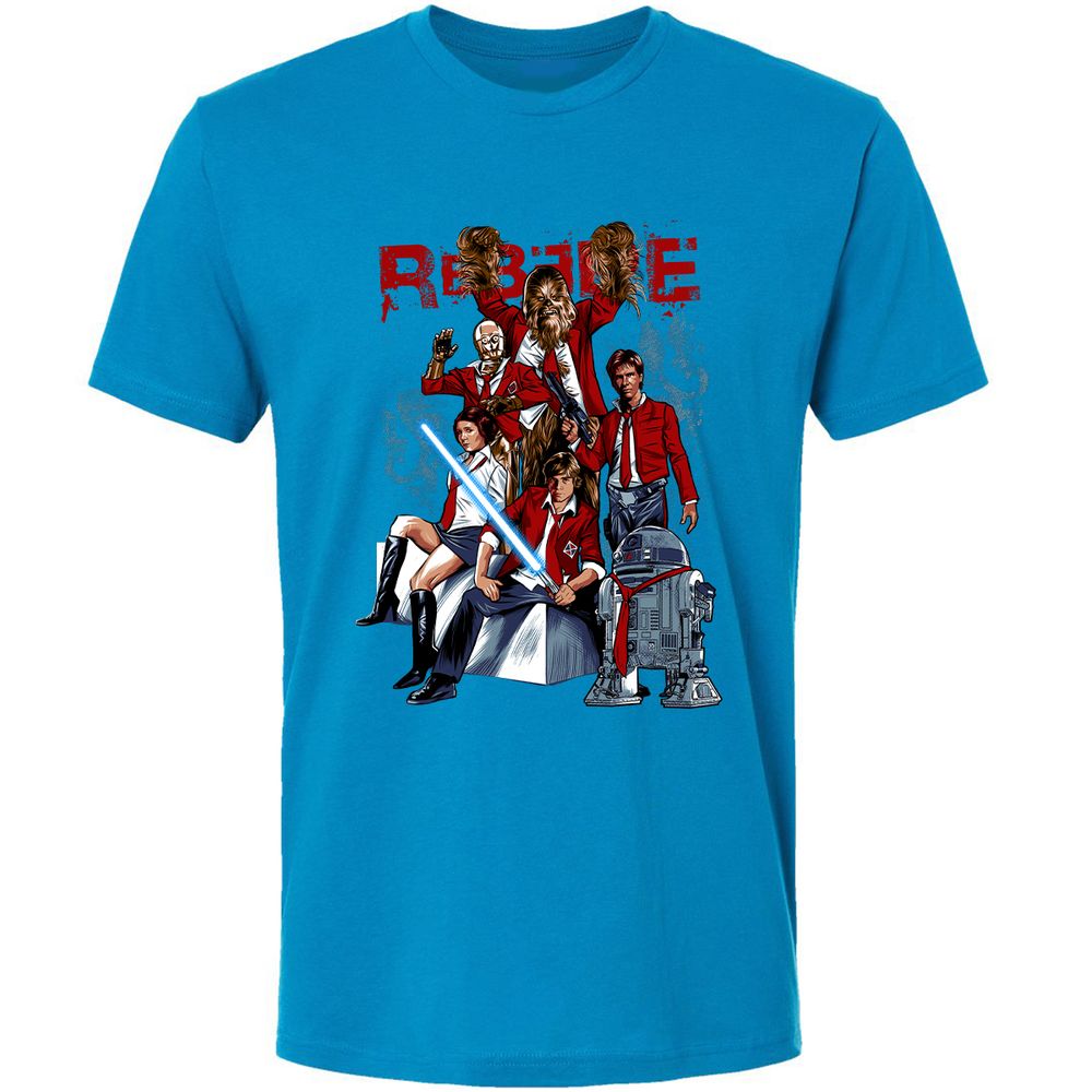 Premium Unisex T-Shirt - V4UPPD7T - Turquoise - 4