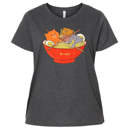 Ladies Curvy Jersey - Q6B9DU23 - Vintage Smoke - 4