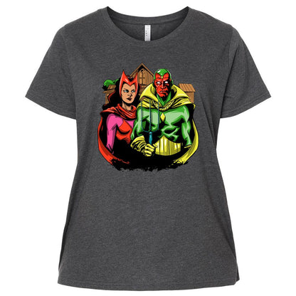 Ladies Curvy Jersey - L53TK7SD - Vintage Smoke - 4