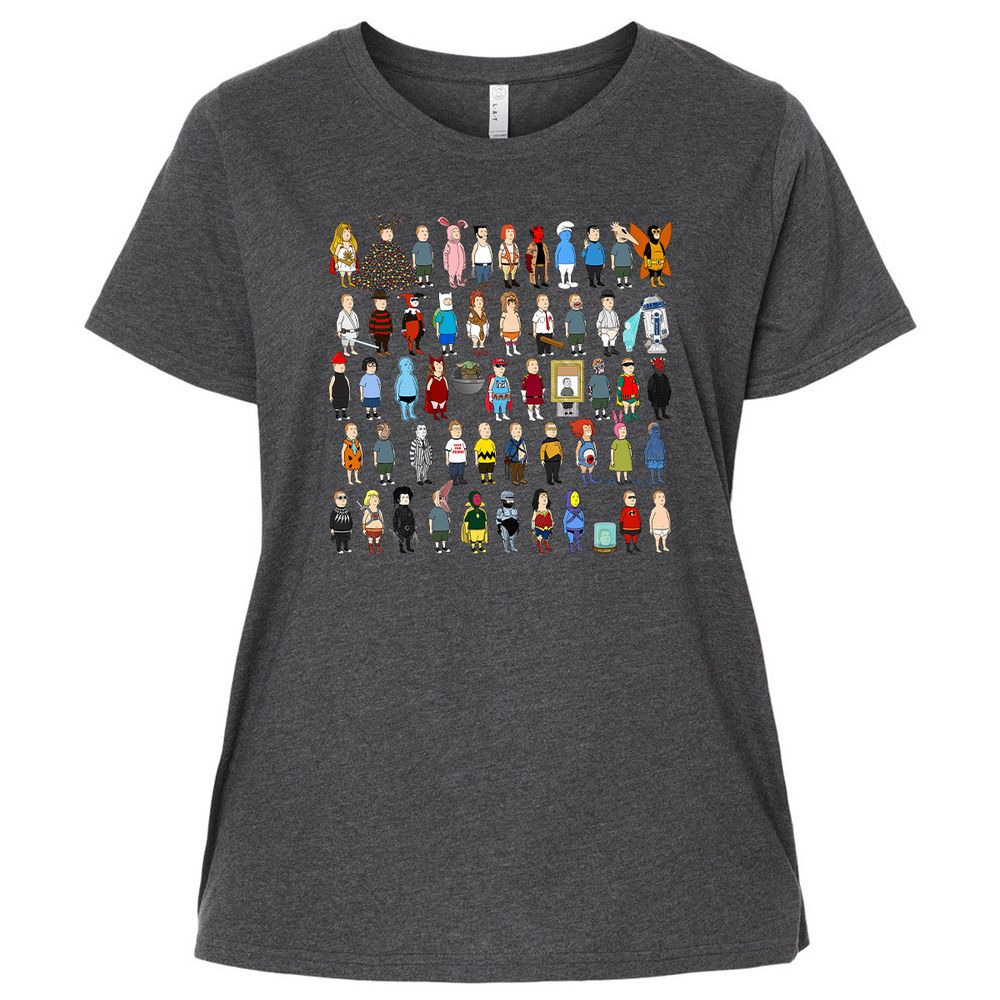 Ladies Curvy Jersey - JSDJCHQP - Vintage Smoke - 4