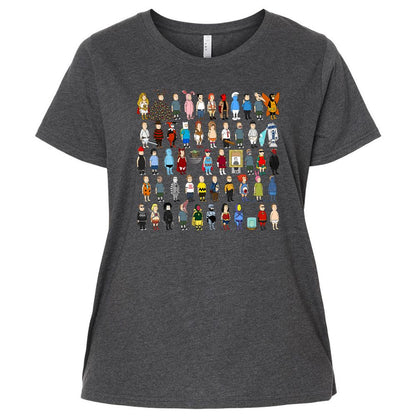 Ladies Curvy Jersey - JSDJCHQP - Vintage Smoke - 4