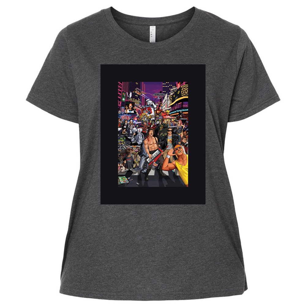 Ladies Curvy Jersey - Q9Z57QSZ - Vintage Smoke - 4