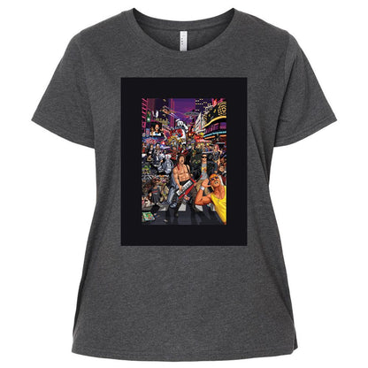 Ladies Curvy Jersey - Q9Z57QSZ - Vintage Smoke - 4