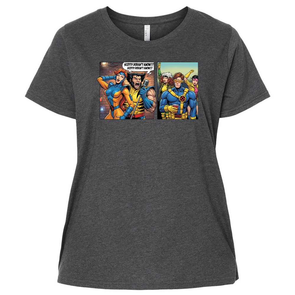 Ladies Curvy Jersey - UWR2K8XZ - Vintage Smoke - 4