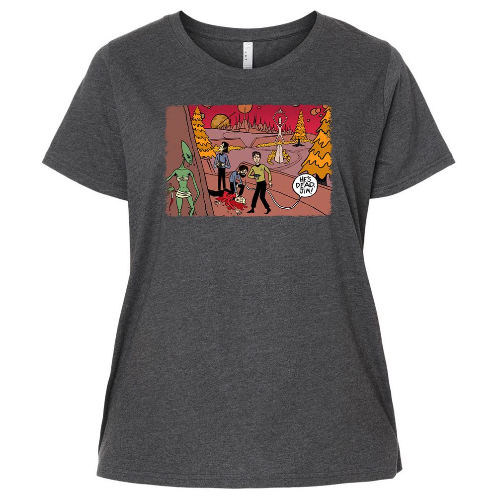 Ladies Curvy Jersey - 6E58LEFY - Vintage Smoke - 4