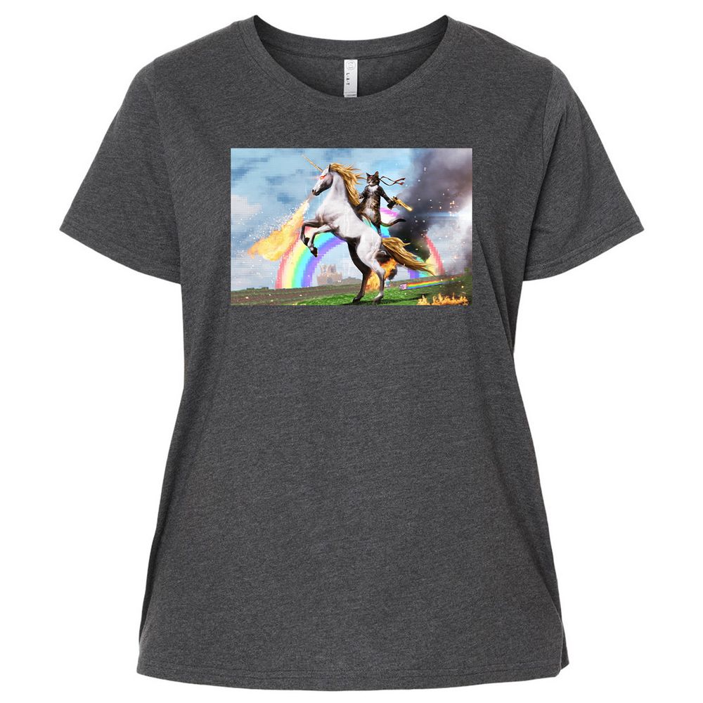 Ladies Curvy Jersey - CG5YP2GQ - Vintage Smoke - 4