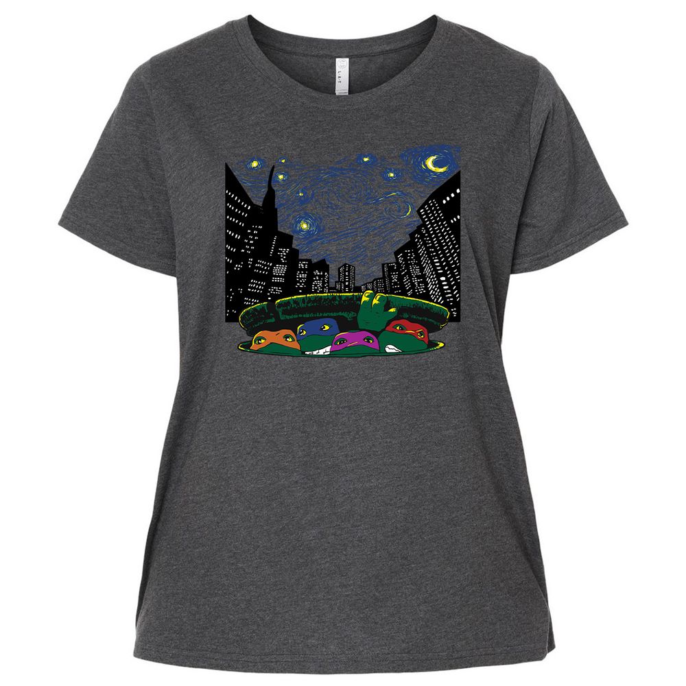 Ladies Curvy Jersey - VW5NBMQ7 - Vintage Smoke - 4