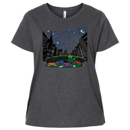 Ladies Curvy Jersey - VW5NBMQ7 - Vintage Smoke - 4