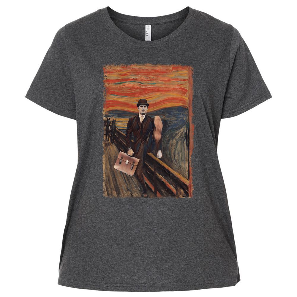 Ladies Curvy Jersey - G4DL6YJW - Vintage Smoke - 4